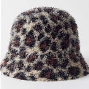 Urban Outfitters Leopard Print Bucket Hat